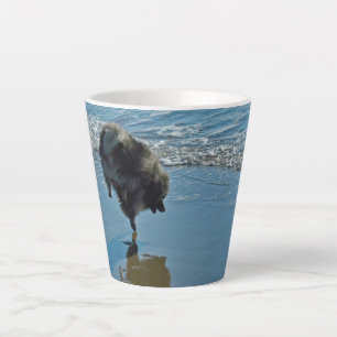 Keesdoorn Ballet-foto - Cute Original Dog Art Latte Mok