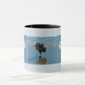 Keesdoorn Ballet-foto - Cute Original Dog Art Mok (Midden)