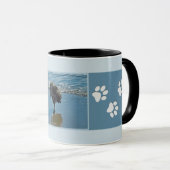 Keesdoorn Ballet-foto - Cute Original Dog Art Mok (Voorkant rechts)