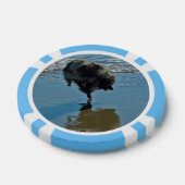 Keesdoorn Ballet-foto - Cute Original Dog Art Poker Chips (Enkel)