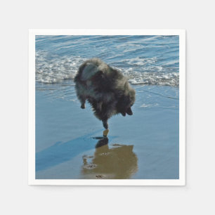 Keesdoorn Ballet-foto - Cute Original Dog Art Servetten