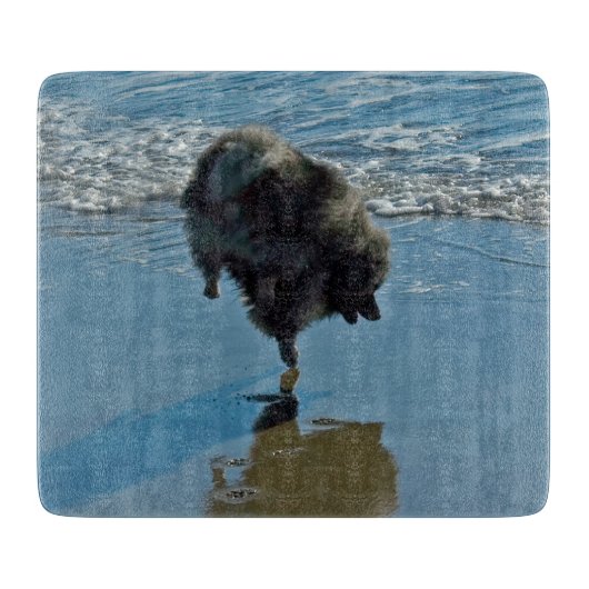Keesdoorn Ballet-foto - Cute Original Dog Art Snijplank (Voorkant)