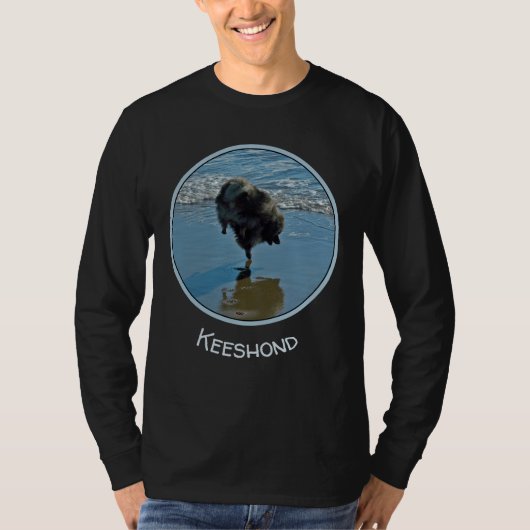 Keesdoorn Ballet-foto - Cute Original Dog Art T-shirt (Voorkant)