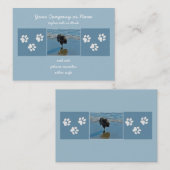 Keesdoorn Ballet-foto - Cute Original Dog Art Visitekaartje (Voorkant / Achterkant)