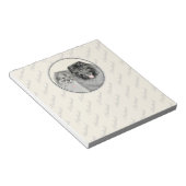 Keesdoorn Graphics Keeshond Ma en Son Notepad Notitieblok (Schuin)