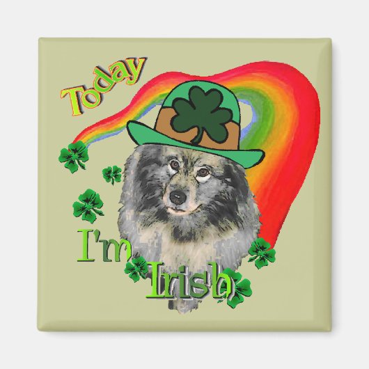 Keesdoorn St Patrick's Day Magneet (Voorkant)