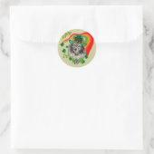 Keesdoorn St Patrick's Day Ronde Sticker (Tas)
