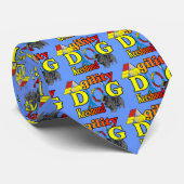 Keeshond Agility Gifts Stropdas (Opgerold)