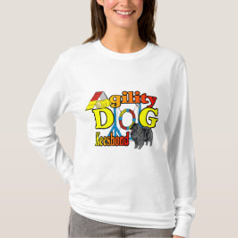 Keeshond Agility Gifts T-shirt