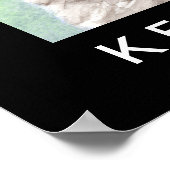 Keeshond Aquarel Portret Poster (Hoek)