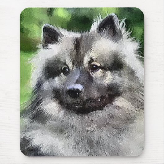 Keeshond Art Gifts Muismat (Voorkant)