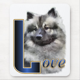 Keeshond Art Gifts Muismat