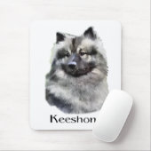 Keeshond Art Gifts Muismat (Met muis)