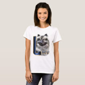 Keeshond Art Gifts T-shirt (Voorkant volledig)
