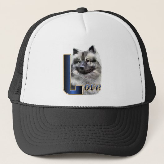 Keeshond Art Gifts Trucker Pet (Voorkant)