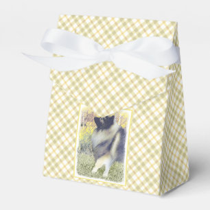 Keeshond Aspen Painting - Cute Original Dog Art Bedankdoosjes
