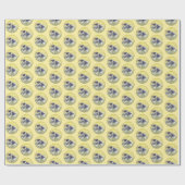 Keeshond Aspen Painting - Cute Original Dog Art Cadeaupapier (Vlak)