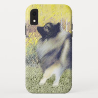 Keeshond Aspen Painting - Cute Original Dog Art
