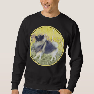Keeshond Aspen Painting - Cute Original Dog Art Trui
