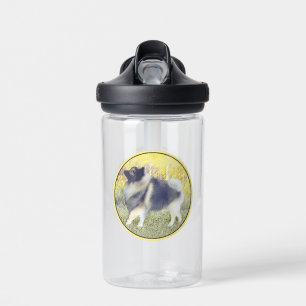 Keeshond Aspen Schilderij - Mooie Originele Honden Waterfles