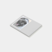 Keeshond Bailey Painting - Cute Original Dog Art Post-it® Notes (Schuin)