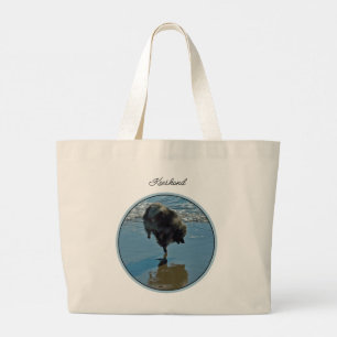 Keeshond Ballet Foto Cute Originele Honden Kunst Grote Tote Bag