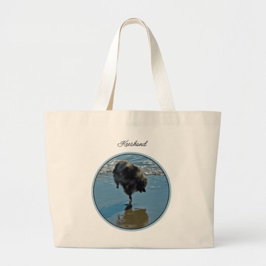 Keeshond Ballet Fotografeer Schattigee Originele H Grote Tote Bag (Voorkant)