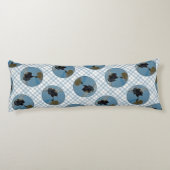 Keeshond Ballet Fotografeer Schattigee Originele H Lichaamskussen (Achterkant)