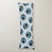 Keeshond Ballet Fotografeer Schattigee Originele H Lichaamskussen (Voorkant Verticaal)