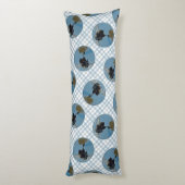 Keeshond Ballet Fotografeer Schattigee Originele H Lichaamskussen (Achterkant (Verticaal))