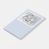 Keeshond Beth Painting - Cute Original Dog Art Post-it® Notes (Schuin)