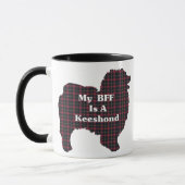 Keeshond BFF Mok (Links)