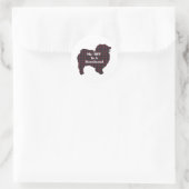 Keeshond BFF Sticker (Tas)