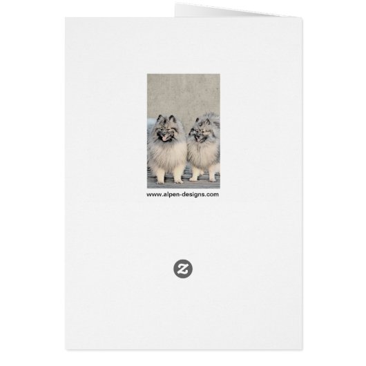 Keeshond Brothers Painting - Original Dog Art (Achterkant)