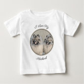 Keeshond Brothers Painting - Original Dog Art (Voorkant)