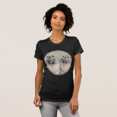 Keeshond Brothers Painting - Original Dog Art T-shirt (Voorkant volledig)
