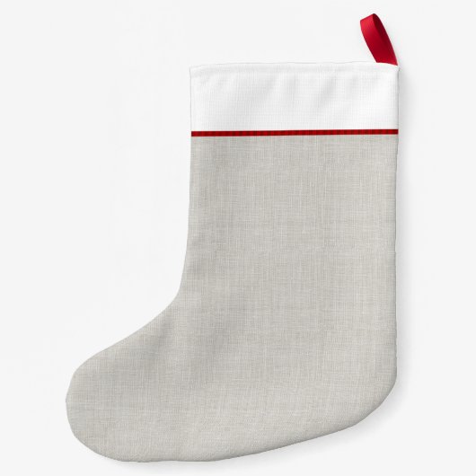 Keeshond Cartoon Dog Cute Personalized Kleine Kerstsok (Achterkant)