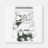 Keeshond Counter Intelligence Magneet (Voorkant)