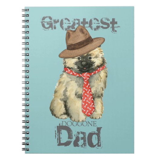 Keeshond Dad Notitieboek (Voorkant)