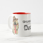 Keeshond Dad Tweekleurige Koffiemok (Voorkant links)