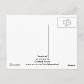 "Keeshond" Dog Art Briefkaart (Achterkant)