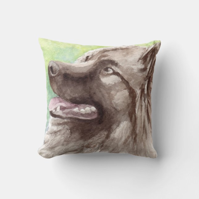 Keeshond Dog Gifts Kussen (Voorkant)