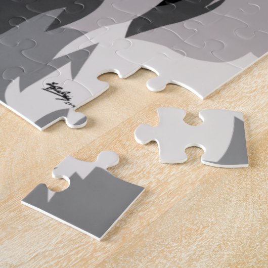 Keeshond Dog Legpuzzel (Zijkant)