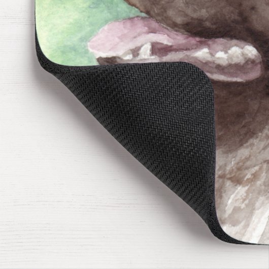 Keeshond Dog Muismatten (Hoek)