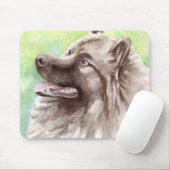 Keeshond Dog Muismatten (Met muis)