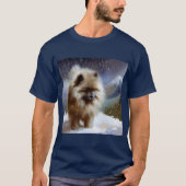 Keeshond Dog T-shirt (Voorkant)