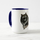 Keeshond een vriend als geen ander. mok (Voorkant links)