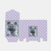 Keeshond en Columbine Bedankdoosjes (Uitgevouwen)