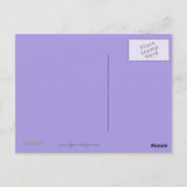 Keeshond en Columbine Briefkaart (Achterkant)