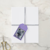 Keeshond en Columbine Cadeaulabel (Met Touw)